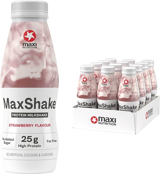 MaxiNutrition MaxShake Protein Milkshake 12x330ml - Chocolate
