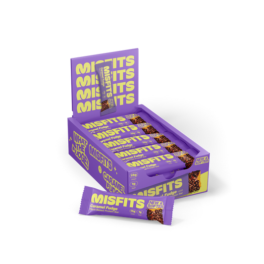 Misfits Plant-Based Protein Bar 15x50g - Brownie Batter