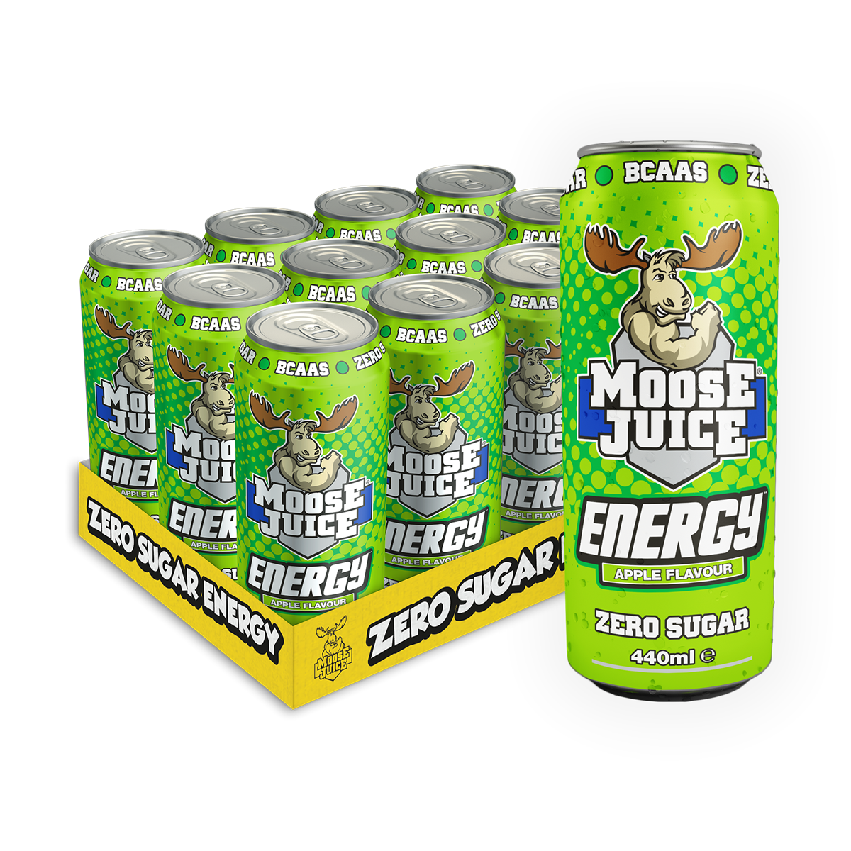 Muscle Moose Moose Juice 12x440ml - Blue Raspberry
