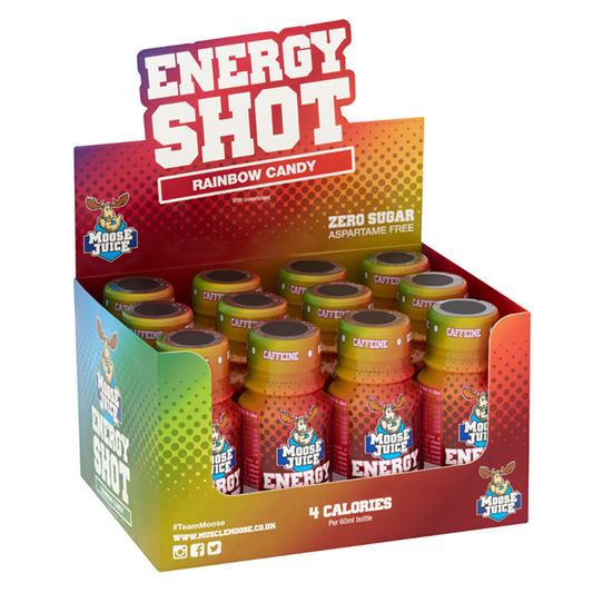 Muscle Moose Moose Juice Energy Shot 12x60ml - Grapetastic