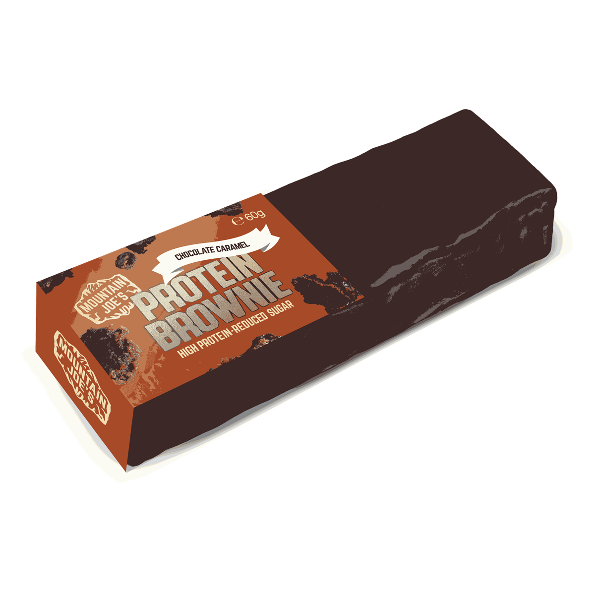 Mountain Joe's Protein Brownie 10x60g - Chocolate Peanut