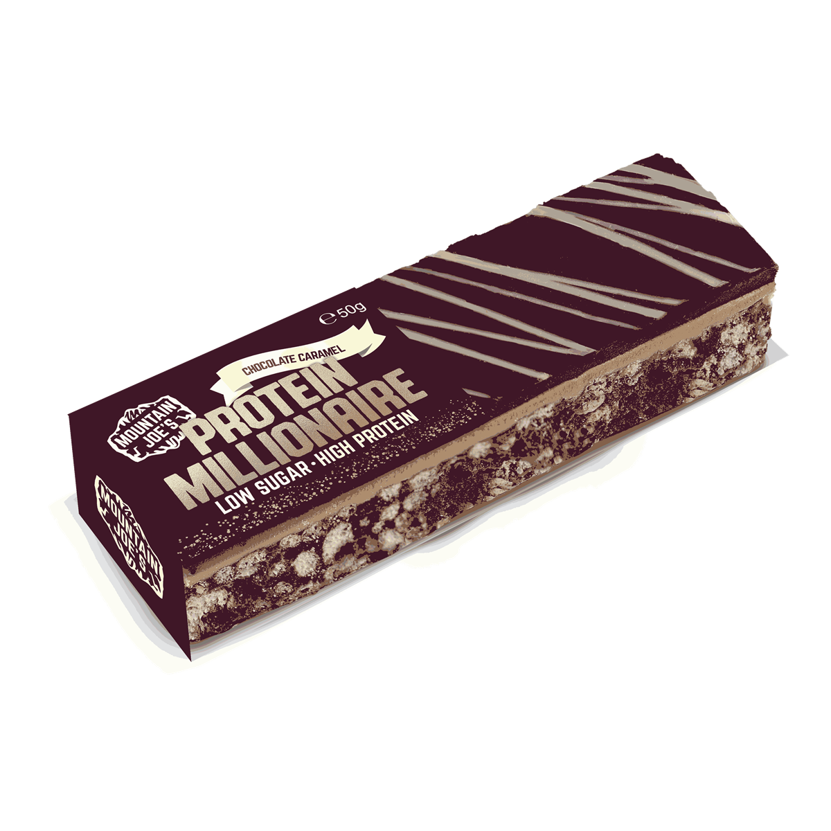 Mountain Joe's Protein Millionaire 10x50g - Raspberry White Chocolate