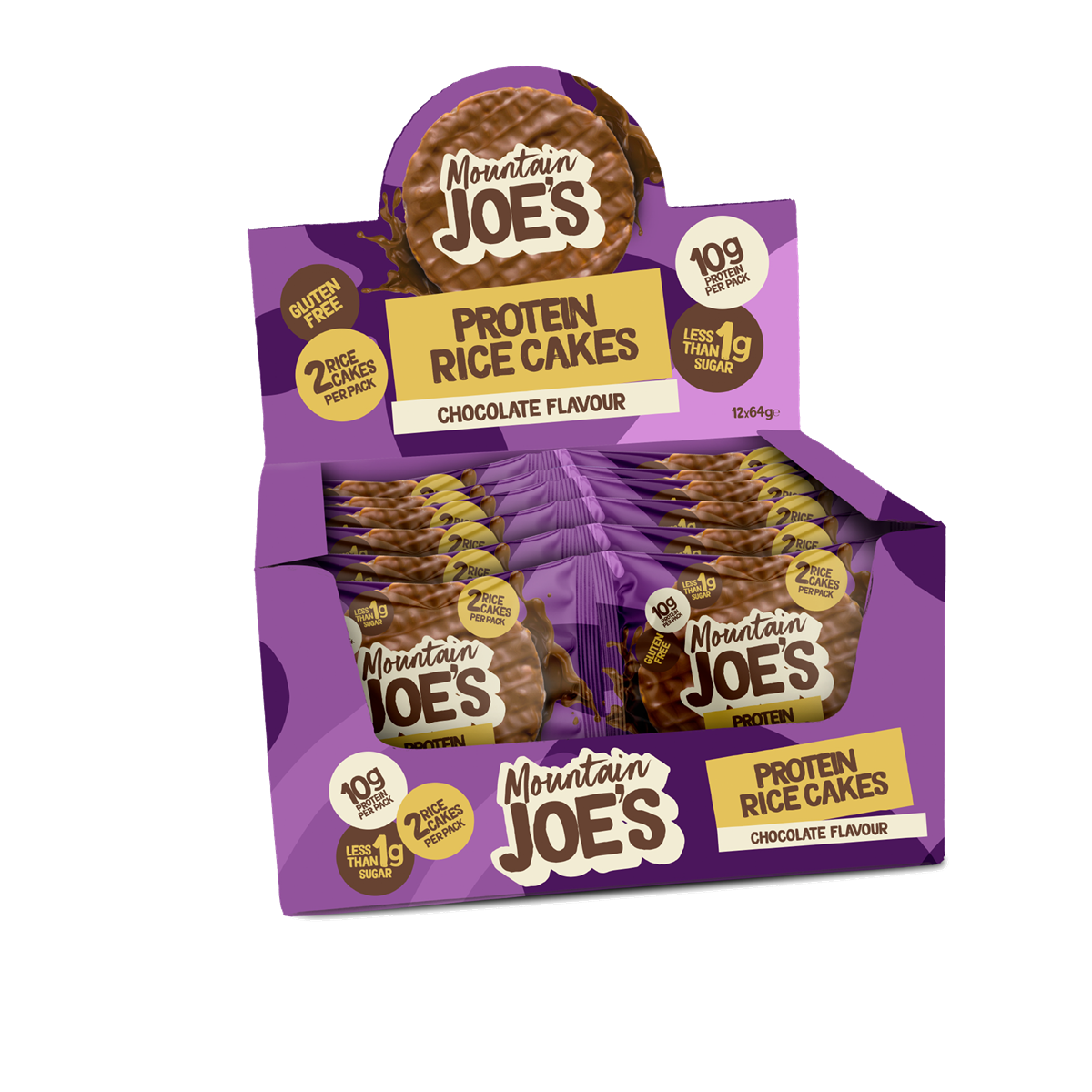 Mountain Joe's Rice Cake 12x64g - Milk Chocolate