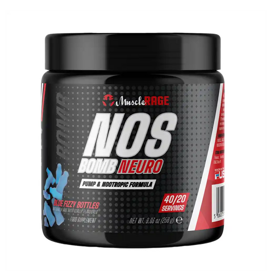 Muscle Rage NOS Bomb Neuro 256g - Strawberry Lemonade