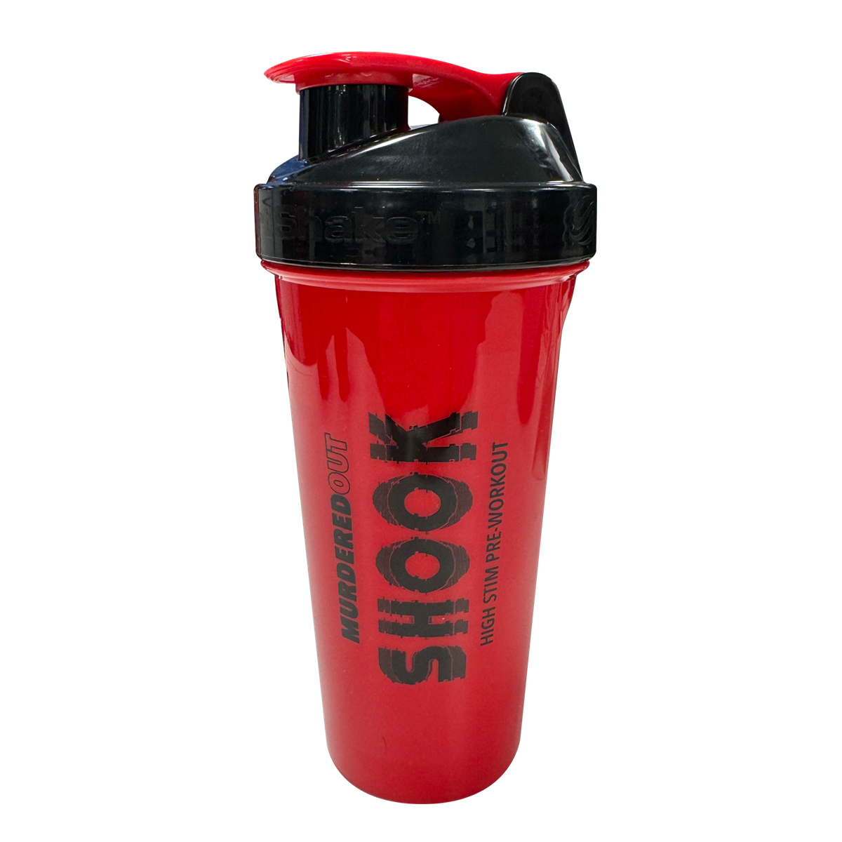 Murdered Out Smartshake Shook Shaker 600ml - Red Black