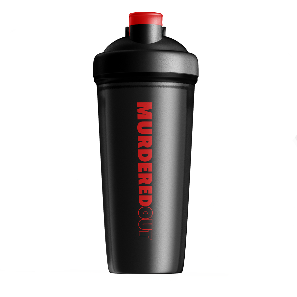 Murdered Out Smartshake Shaker 600ml - Black Red