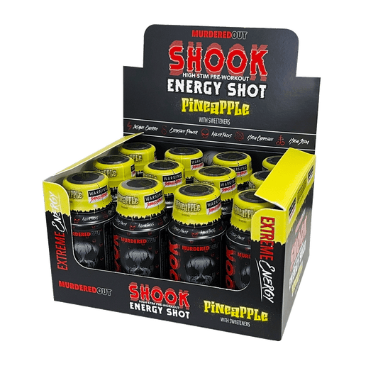Murdered Out Shook Energy Shot 12x60ml - Pineapple