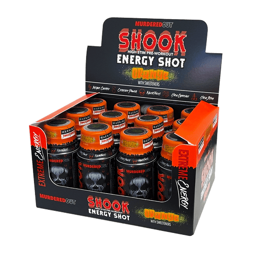 Murdered Out Shook Energy Shot 12x60ml - Orange