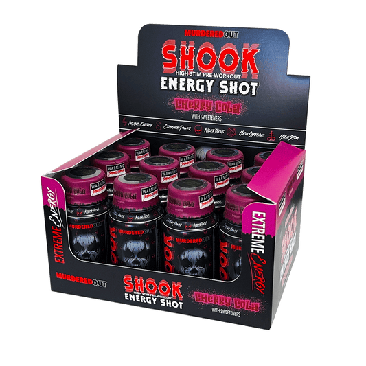 Murdered Out Shook Energy Shot 12x60ml - Cherry Cola