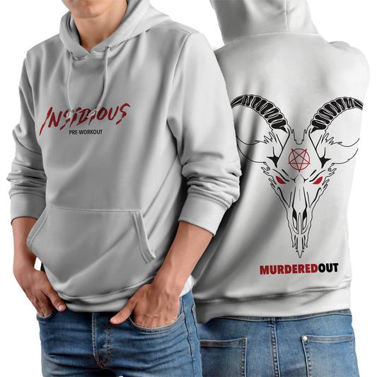 Murdered Out Insidious Hoodie White
