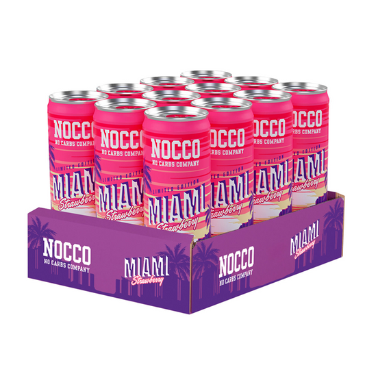 NOCCO BCAA 12x330ml - Miami Strawberry