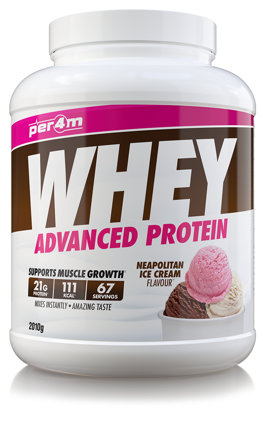 Per4m Advanced Whey Protein 2.01kg - Neapolitan Ice Cream