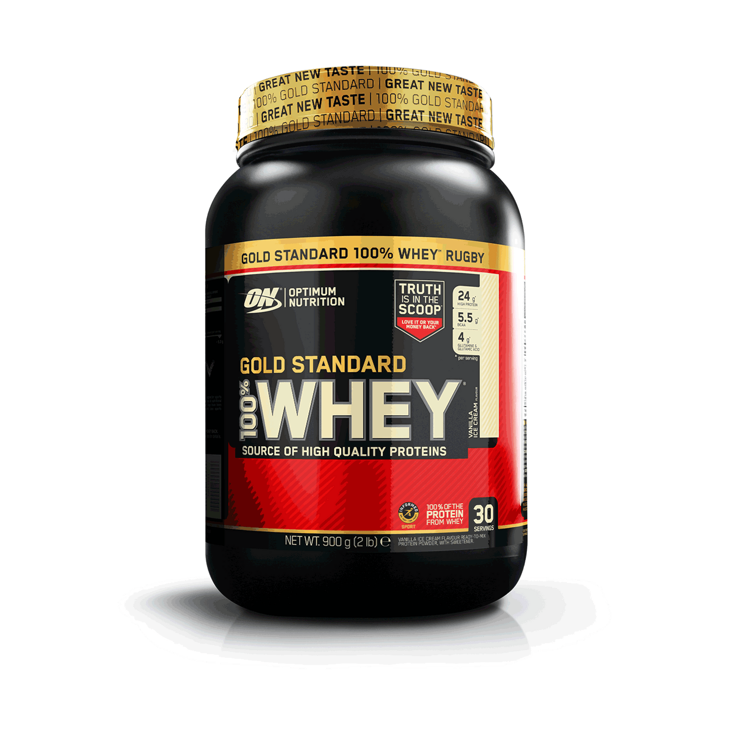 Optimum Nutrition Gold Standard 100% Whey 908g - Vanilla Ice Cream