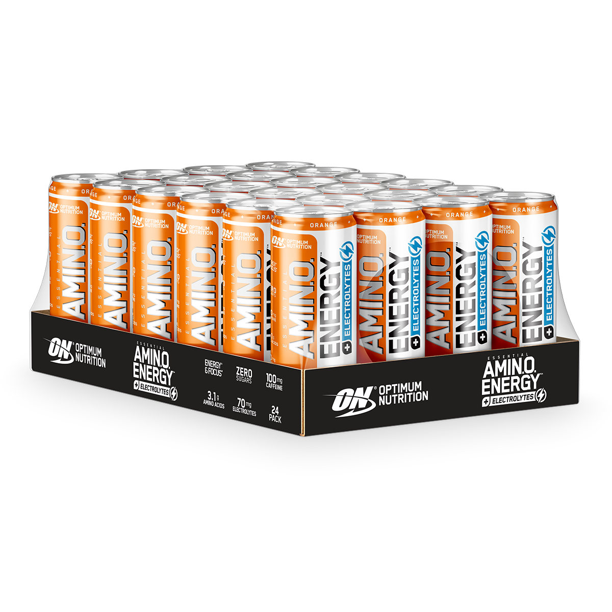 Optimum Nutrition Amino Energy + Electrolyte RTD 24x250ml - Orange
