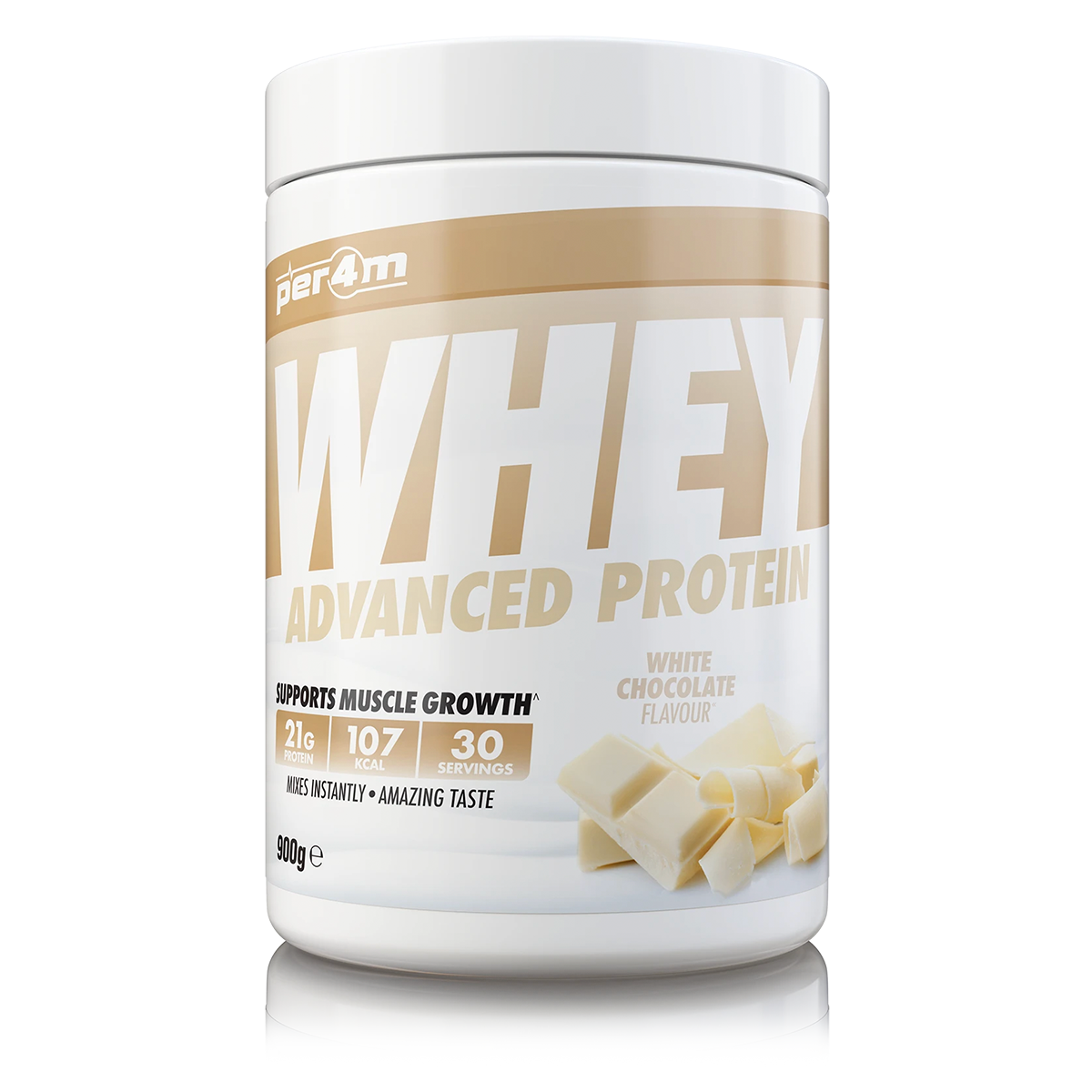 Per4m Advanced Whey Protein 900g - White Chocolate