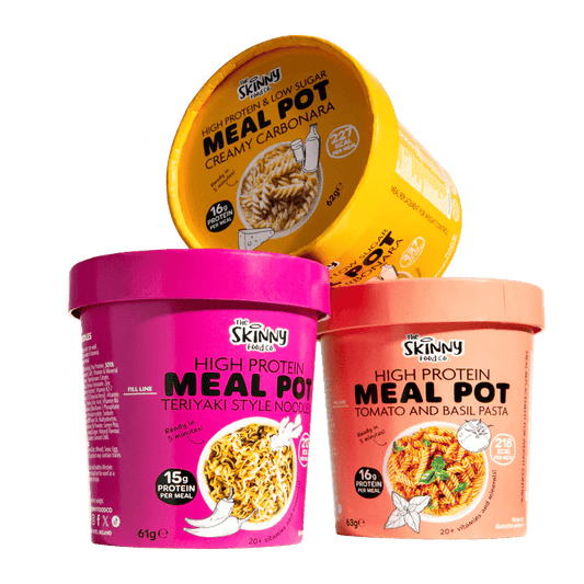 The Skinny Food Co High Protein Mealpots 12x62g - Tomato & Basil