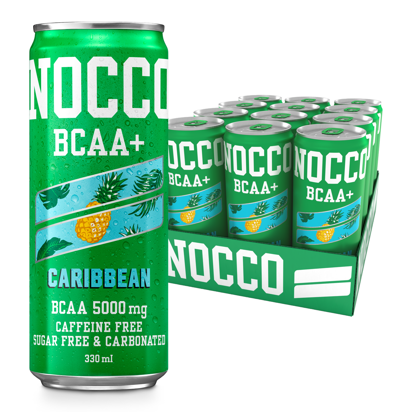 NOCCO BCAA+ - 12x330ml / Caribbean