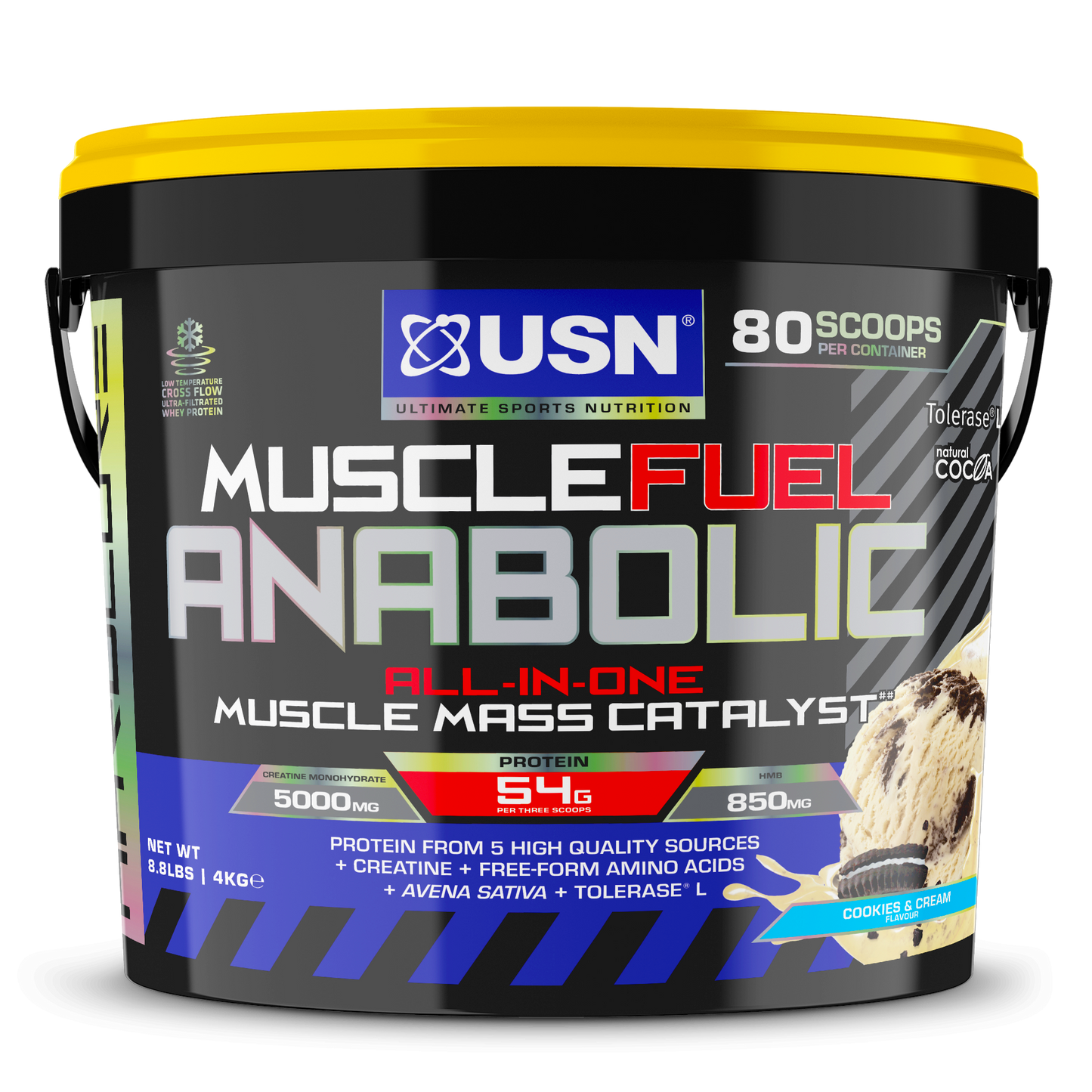 USN Muscle Fuel Anabolic 4kg - Cookies & Cream
