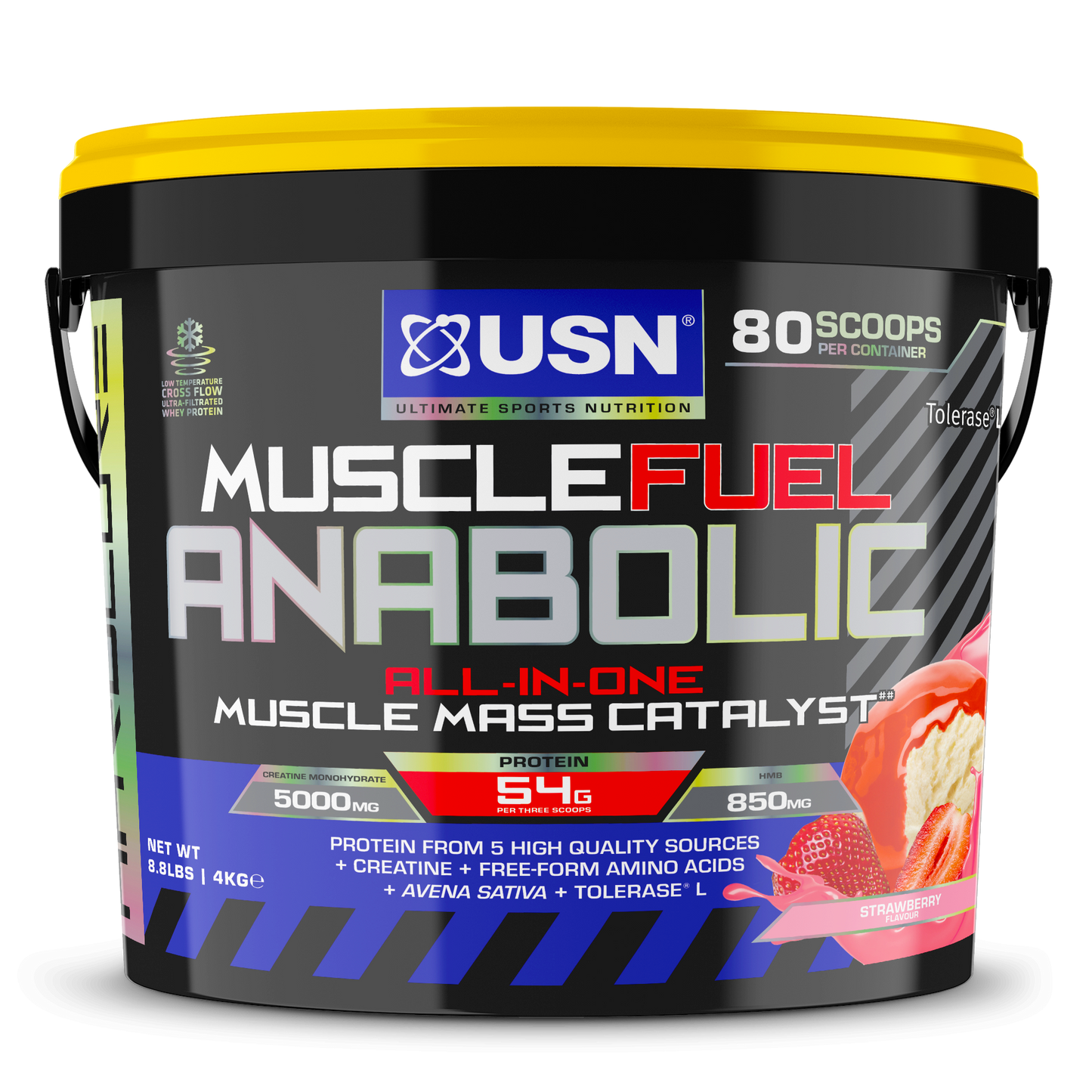 USN Muscle Fuel Anabolic 4kg - Strawberry