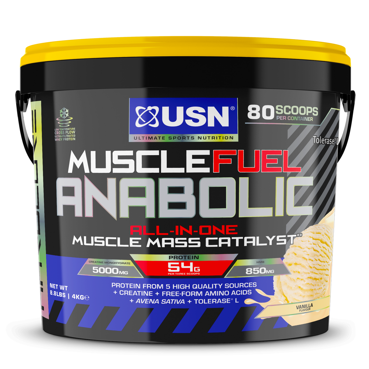 USN Muscle Fuel Anabolic 4kg - Vanilla