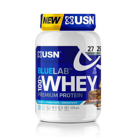 USN Blue Lab Whey 908g - Caramel Chocolate