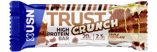 USN Trust Crunch Bars 12x60g - Triple Chocolate