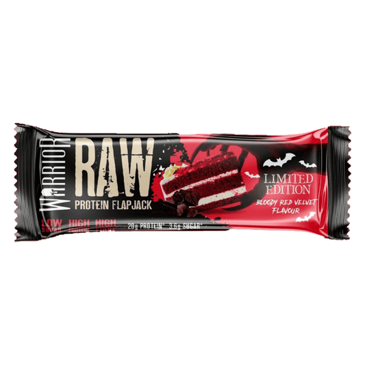 Warrior Raw Protein Flapjack 12x75g - Red Velvet Cake