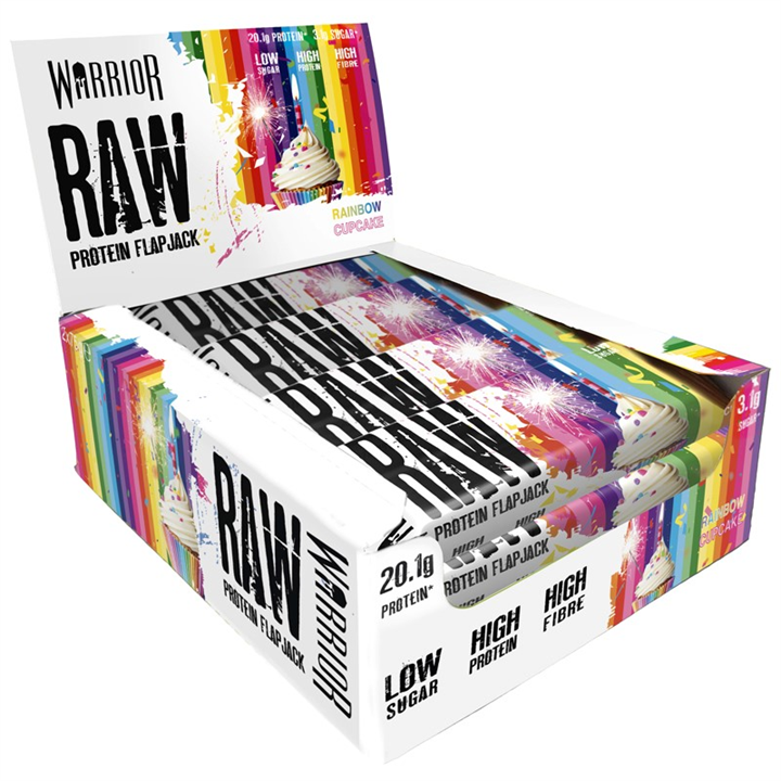 Warrior Raw Protein Flapjack 12x75g - Cookies & Cream