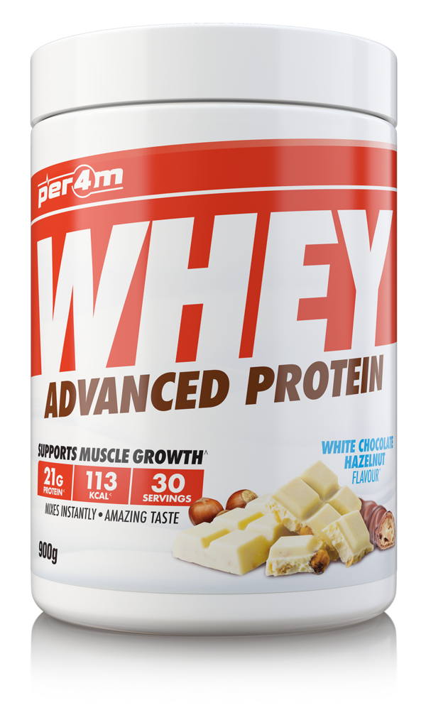 Per4m Advanced Whey Protein 900g - White Chocolate Hazelnut