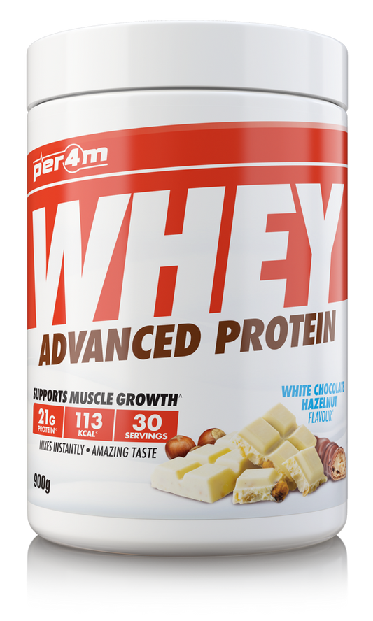 Per4m Advanced Whey Protein 900g - White Chocolate Hazelnut
