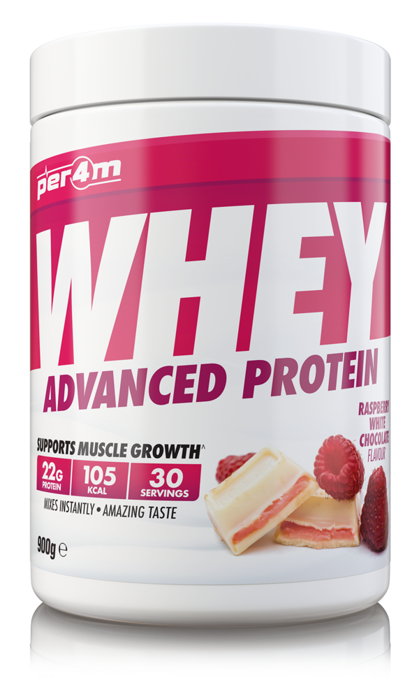 Per4m Advanced Whey Protein 900g - Raspberry White Chocolate